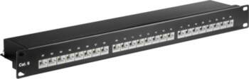 MicroConnect CAT6 24 port 19" Patch