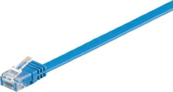 MicroConnect U/UTP CAT6 1M Blue Flat