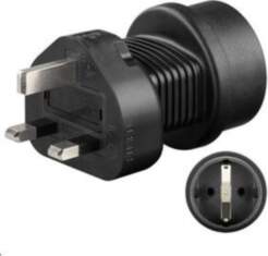 MicroConnect Universal adapter Schuko to UK
