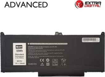 Notebook Battery DELL MXV9V, 7200mAh, Extra