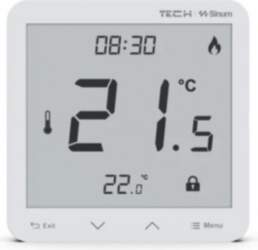 Tesa Wired Room Controller Sinum White