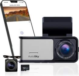 AutoSky 4K Dash Cam Pro Front