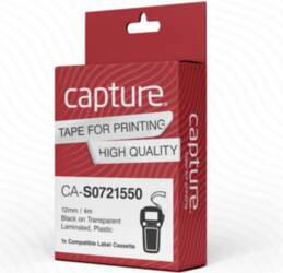 Capture 12mm x 4m Black on