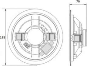 Ceiling speaker Avtek CS 606