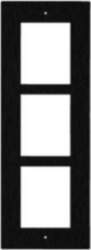ENTRY PANEL 3MOD. FLUSH FRAME/BLACK/ IP