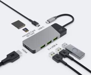 GREEN CELL HUB USB-C ADAPTER GC