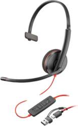 HP Poly Blackwire 3210 monaurālais USB-A