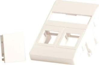 Lanview Wall plate 2 x keystone