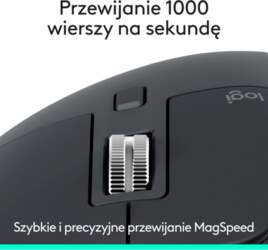 Logitech MX Master 3S Performance, melna
