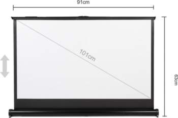 Maclean Portable Projection Screen Compact 40"