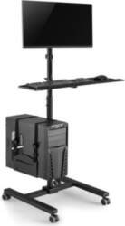 Maclean professional stand, mobile computer station