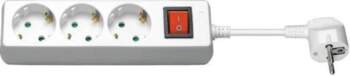 MicroConnect 3-way Schuko Socket 5m on/off