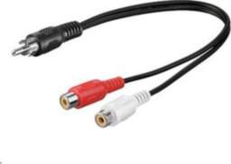MicroConnect RCA - 2xRCA 0,20m