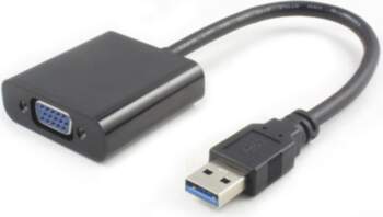 MicroConnect USB 3.0-VGA M/F Black