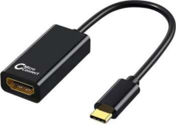 MicroConnect USB-C to HDMI Slim, Black