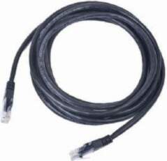 PATCH CABLE CAT5E UTP 1M/BLACK PP12-1M/BK