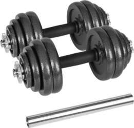 REBEL ACTIVE Adjustable dumbbells in a