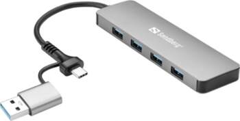 Sandberg USB-C/A to 4xUSB 3.0