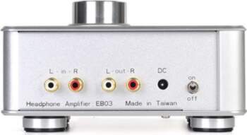 Silverstone SST-EB03S headphone amplifier Silver