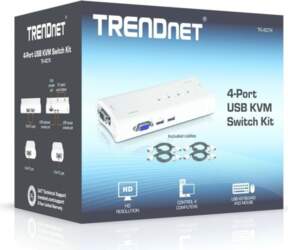 TRENDnet TK 407K - KVM-Switch -