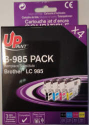UPrint Brother LC985 4 Pack BK