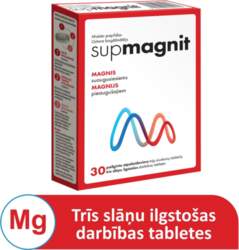 SUPMAGNIT tabletes, 30 gab.