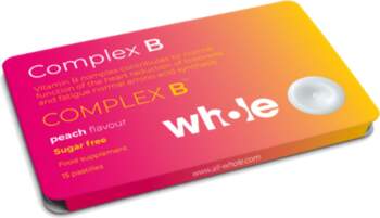 WHOLE Complex B pastilas, 15 gab