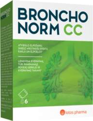 BRONCHONORM CC paciņas, 6 gab.