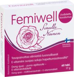 FEMIWELL tabletes, 60 gab.