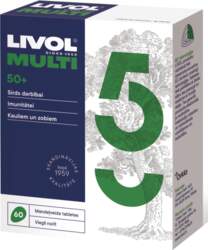 LIVOL Multi 50+ tabletes, 60 gab