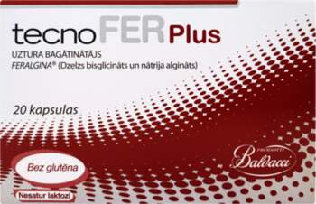 TECNOFER Plus kapsulas, 20 gab.