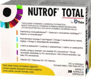 NUTROF Total kapsulas, 30 gab.