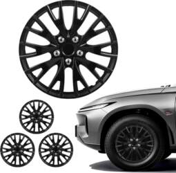 VEVOR 16" spīdīgi melni ABS disku