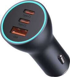 Auto lādētājs BASEUS CGJP010013 (1xUSB; 2xUSB-C