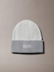 CALVIN KLEIN Patch Wool Chunky Rib