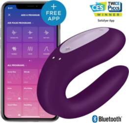 Satisfyer Double Joy Purple