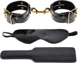 Pipedream Fantasy Bondage Kit Gold/Black