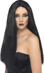 Smiffys Long Straight Wig Black