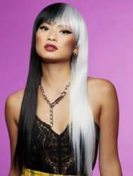 Smiffys Manic Panic Diva Wig Black