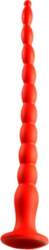 Stretch Worm Long Dildo Red 43cm