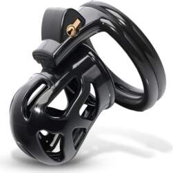 DomLock Block Chastity Cage With Internal