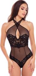 Rene Rofe Midnight Halter Teddy Black