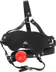 Strict Kinky Adjustable Harness With Blindfold