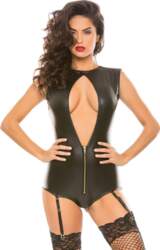 Allure Sassy Open Front Teddy -