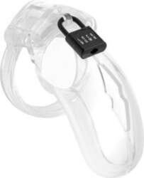 Lockdown Chastity Cage Clear Medium