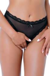 Daring Intimates Crotchless Thong With Ruched-Back