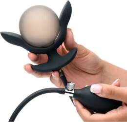 Master Series Inflatable Vibrating Butt Plug