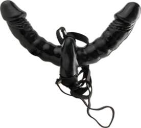 Pipedream Vibrating Double Delight Strap-On