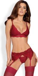 Obsessive 810-SEG 3 pcs Set Maroon