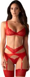 Obsessive Cupide Desir 3-pcs Set Red